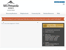 Tablet Screenshot of naspensacolahomes.com